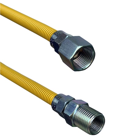 Jones Stephens 3/8in OD 1/4in ID X 48in Long, 3/8in Female Pipe Thread X 1/2in Male Pipe Thread G70140